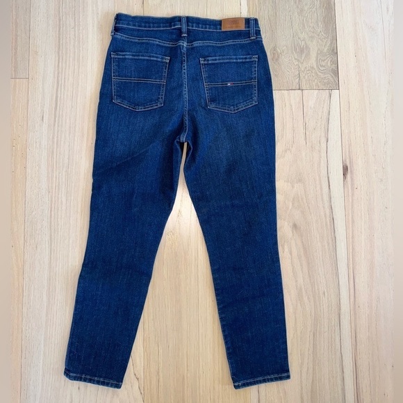 Tommy Hilfiger Tommy Jeans Skinny High Rise Ankle Dark Wash Size 12 - Picture 2 of 5